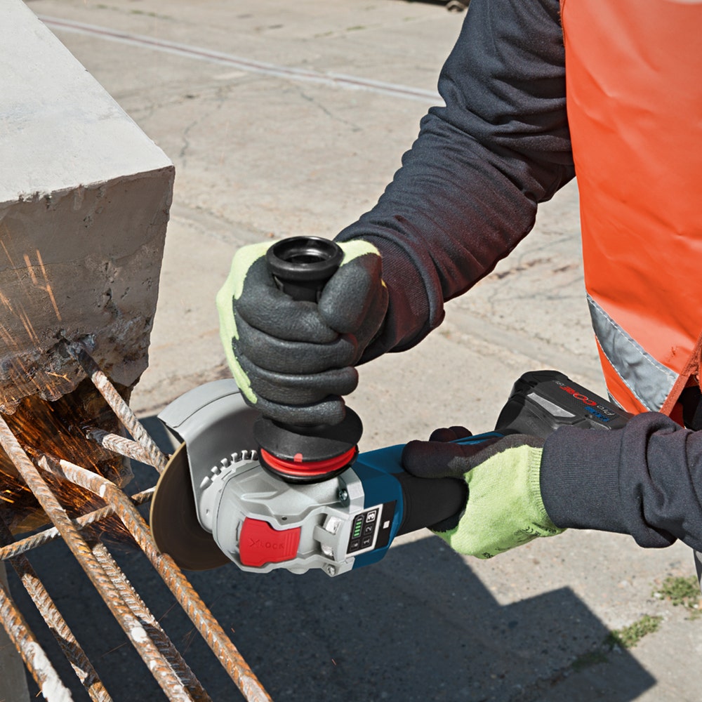 BOSCH X-LOCK 18V Brushless 125mm Angle Grinder Skin GWX 18V-10 PSC 06017B0800 collection | LIDL