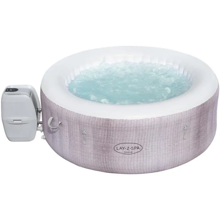 BESTWAY Spa gonflable Lay-Z-Spa® Cancun Airjet™ rond 2 à 4 personnes. 180 x 66 cm. 120 jets d'air collection | LIDL