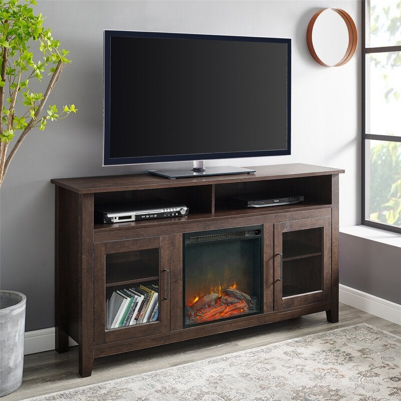 TV Stand for TVs up to 65 with Fireplace Included collection | LIDL