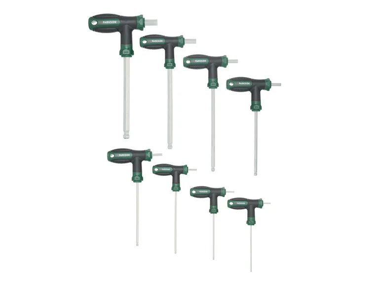 PARKSIDE® Jeu de clés mâles à poignée en T. 8 pièces collection | LIDL