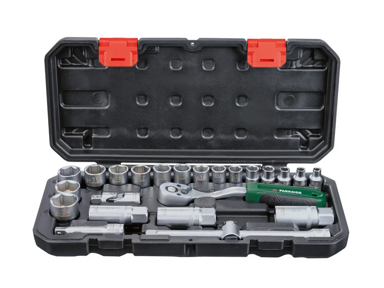 PARKSIDE® Set de douilles et d'embouts PSSS 24 A1. 24 pièces collection | LIDL