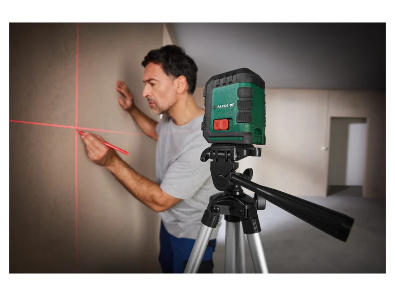 PARKSIDE® Niveau laser en croix avec trépied PKLL 10 B4 collection | LIDL