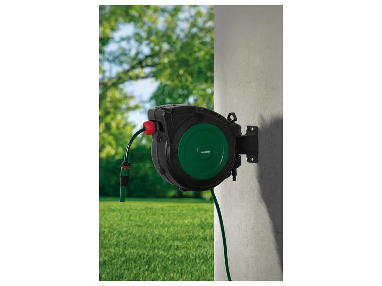 PARKSIDE® Enrouleur de tuyau mural. 20 m collection | LIDL