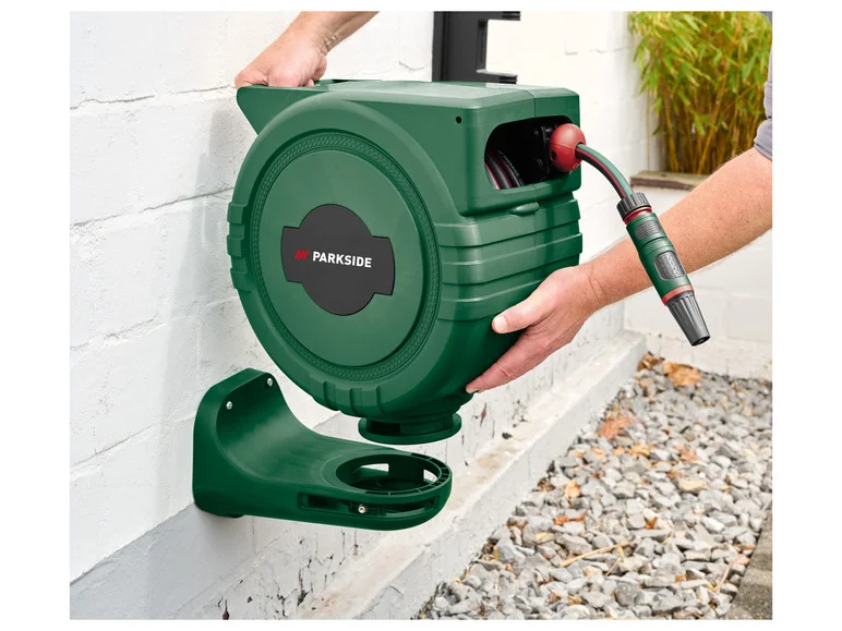 PARKSIDE® Enrouleur de tuyau mural. 25 m collection | LIDL