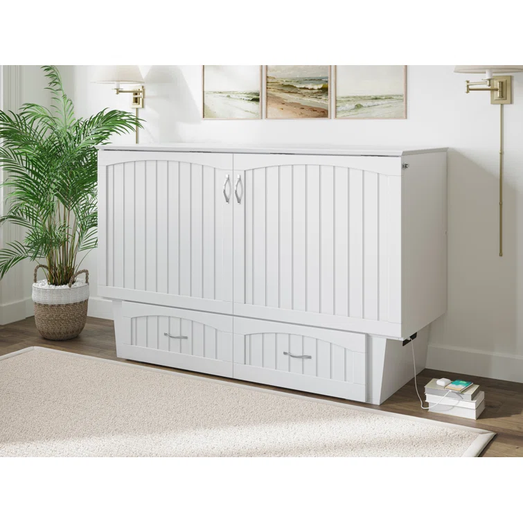 Kindig Murphy Bed Chest with 6 Mattress. Storage and Built-in Charger collection | LIDL