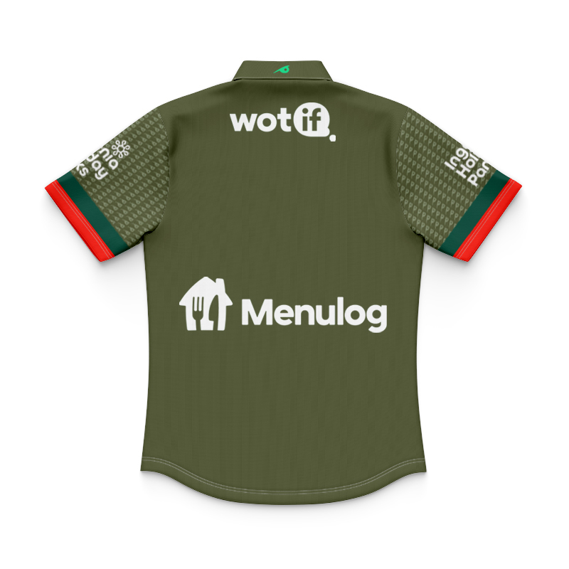 Kid's NRL South Sydney Rabbitohs 2025 Captains Run Polo Shirt