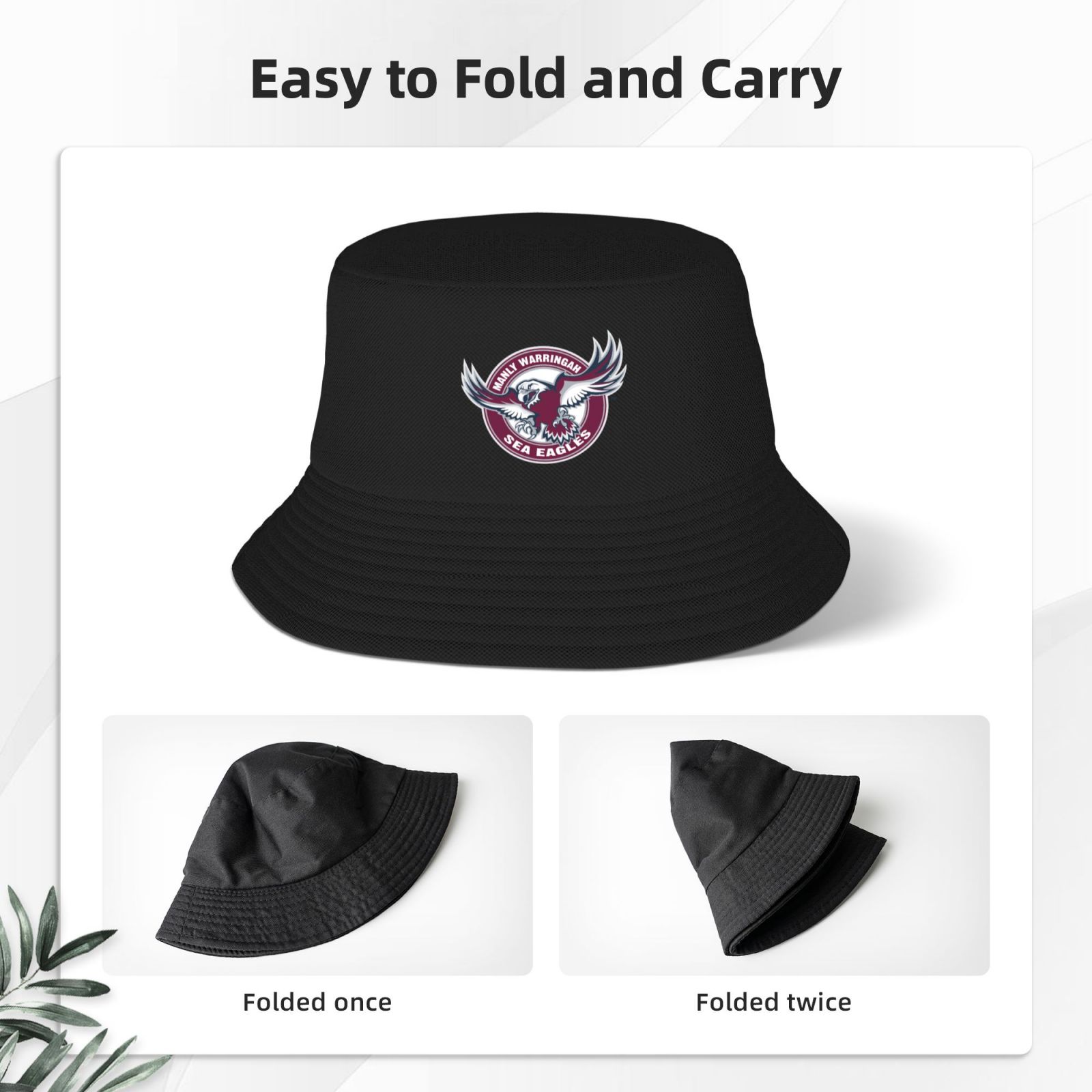 Manly Warringah Sea Eagles Adult Fisherman's Hat HAT3148