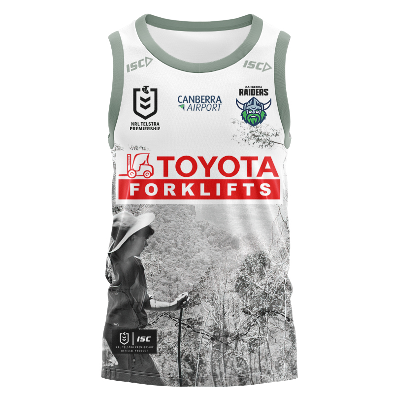 NRL Canberra Raiders 2025 ANZAC Singlet