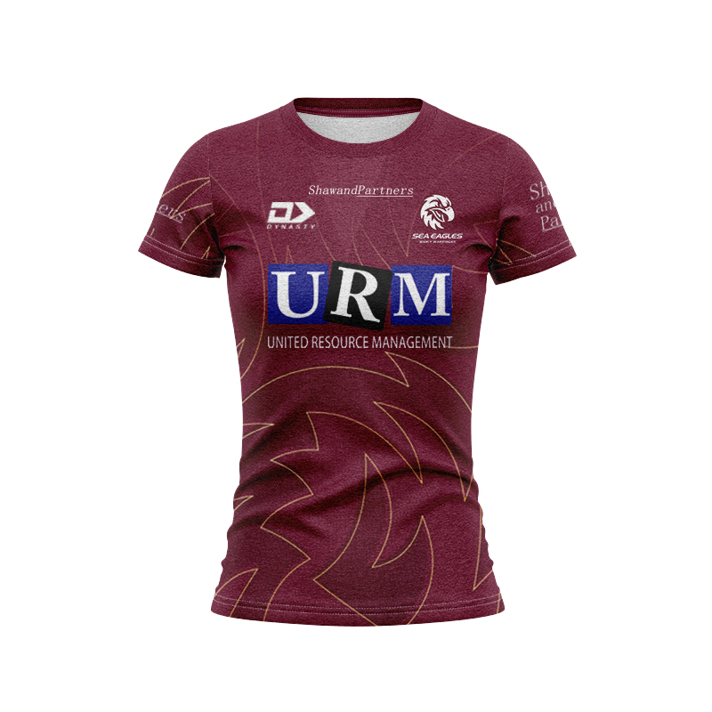 Women's NRL Manly Warringah Sea Eagles 2025 Maroon Training Jersey