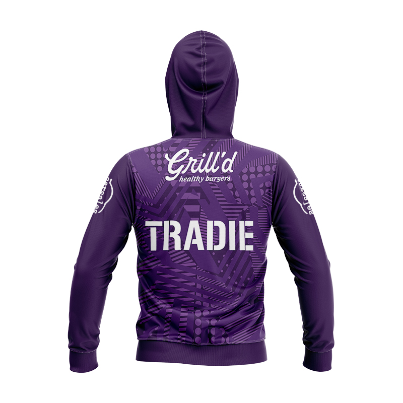 Kid's NRL Melbourne Storm 2024 Purple Training Hoodie