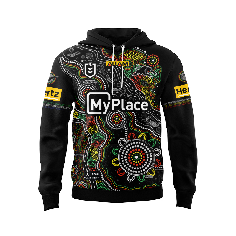 NRL Penrith Panthers 2025 Indigenous Hoodie