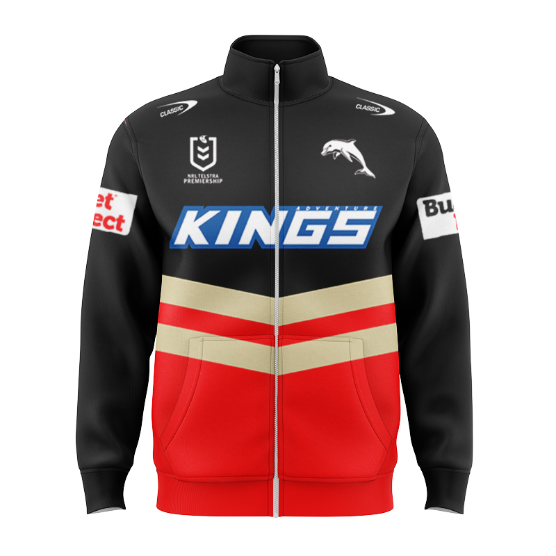 NRL Dolphins 2025 Away Jacket