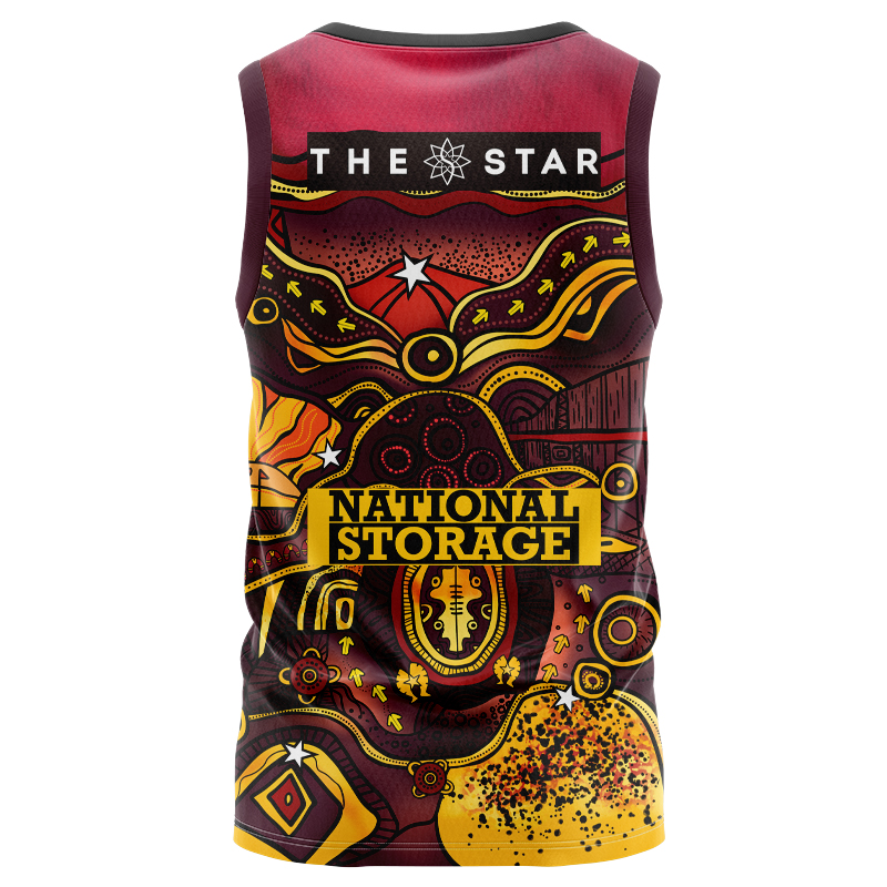NRL Brisbane Broncos 2021 Indigenous Singlet