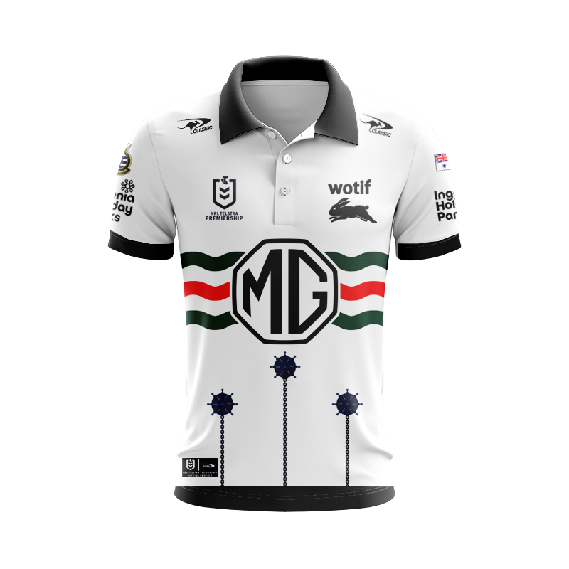 NRL South Sydney Rabbitohs 2025 ANZAC Polo Shirt