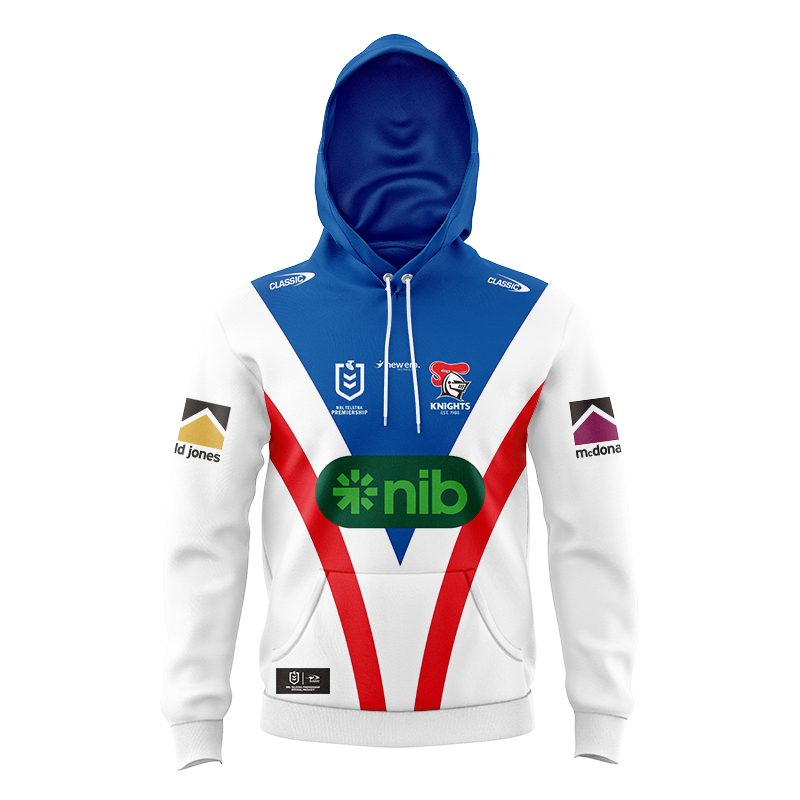 Kid's NRL Newcastle Knights 2024 Away Hoodie
