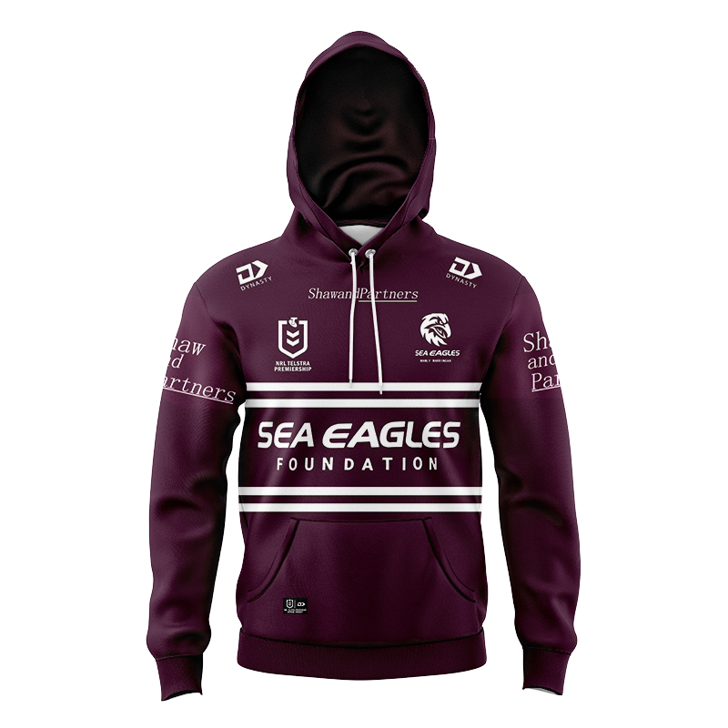 Kid's NRL Manly Warringah Sea Eagles 2024 Home Hoodie