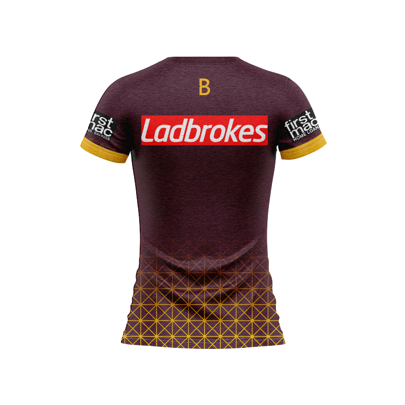 Women's NRL Brisbane Broncos 2024 Players Maroon Jersey