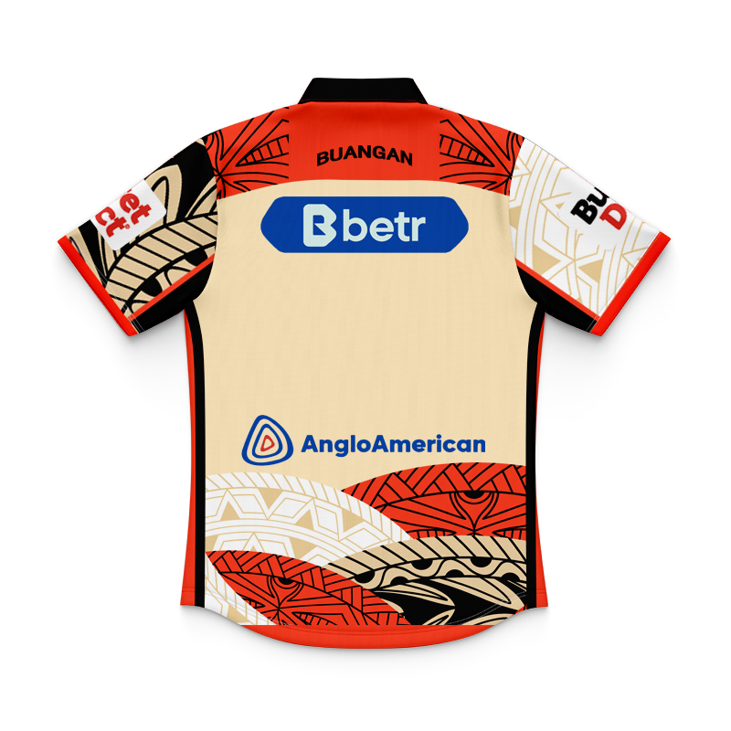 Kid's NRL Dolphins 2025 Indigenous Polo Shirt