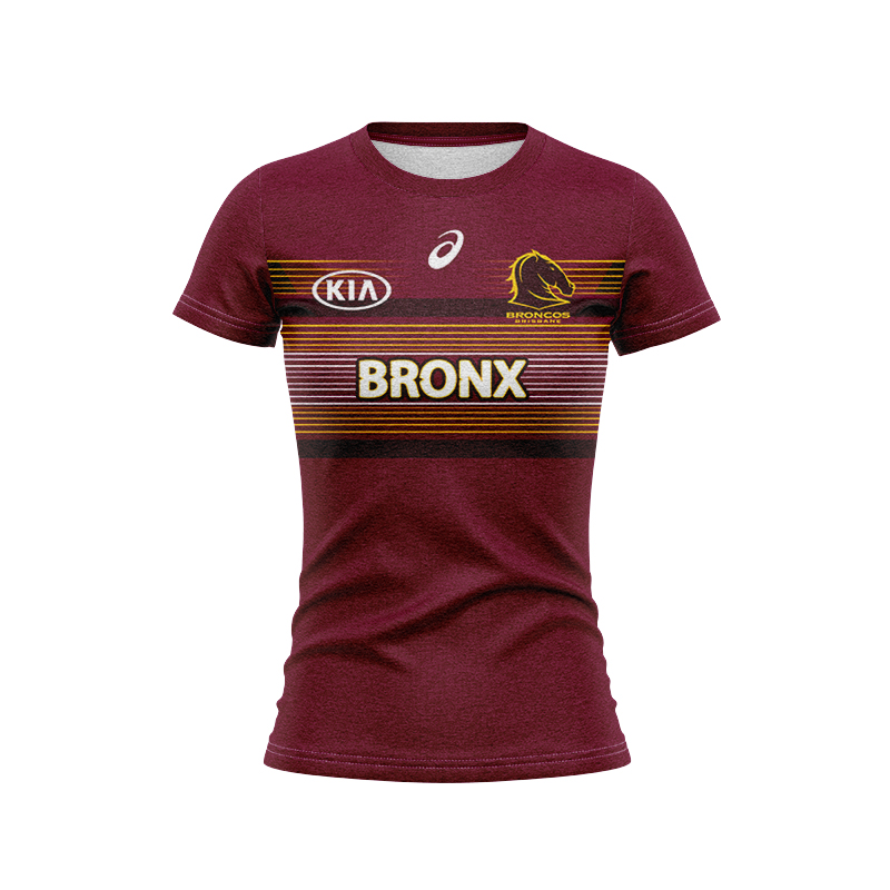 Women's NRL Brisbane Broncos 2024 Run Out Jersey