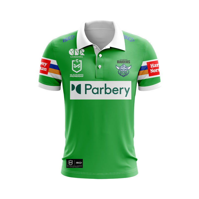 NRLW Canberra Raiders 2024 Home Polo Shirt