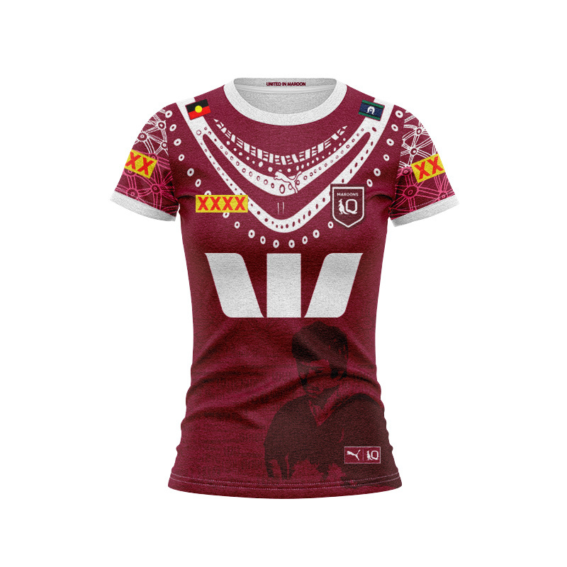 Women's NRL QLD Maroons 2025 Indigenous Jersey