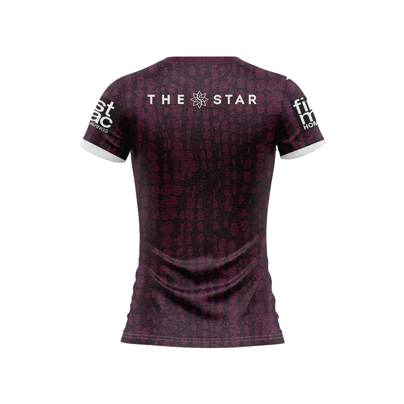Women's NRL Brisbane Broncos 2025 Maroon Training Jersey