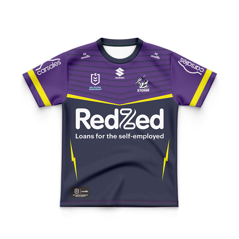 Kid's NRL Melbourne Storm 2025 Home Jersey