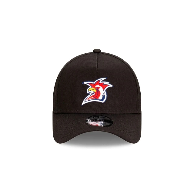 NRL Sydney Roosters Black Embroidered Logo Cap 2025