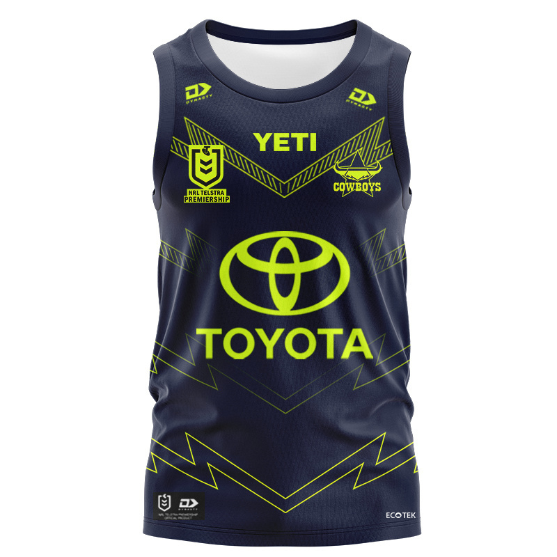 NRL North Queensland Cowboys 2025 Northern Lights(Non-luminous) Singlet