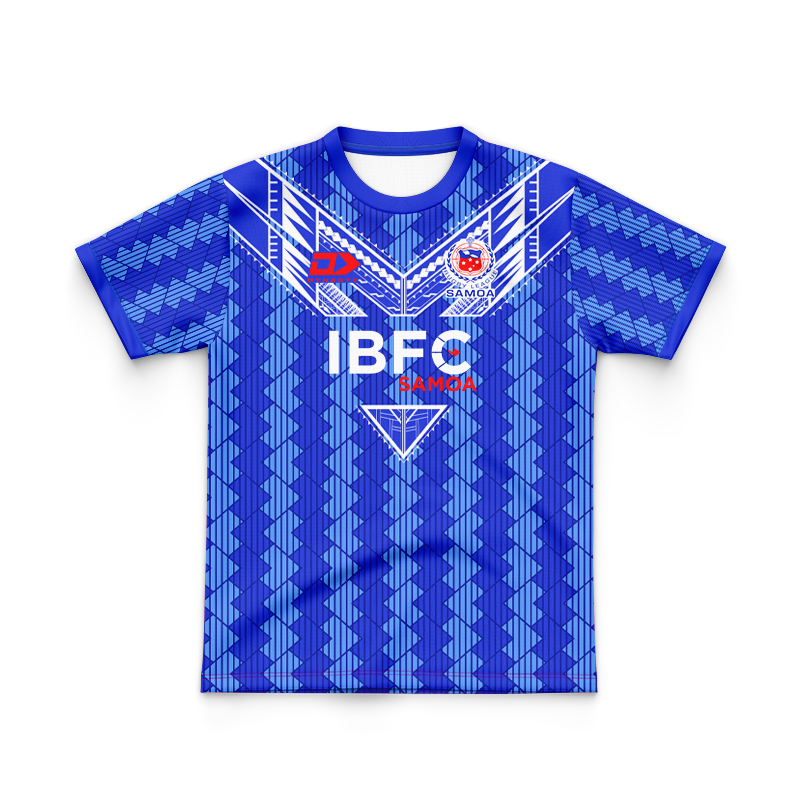 Kid's Toa Samoa Rugby League 2024 Home Jersey