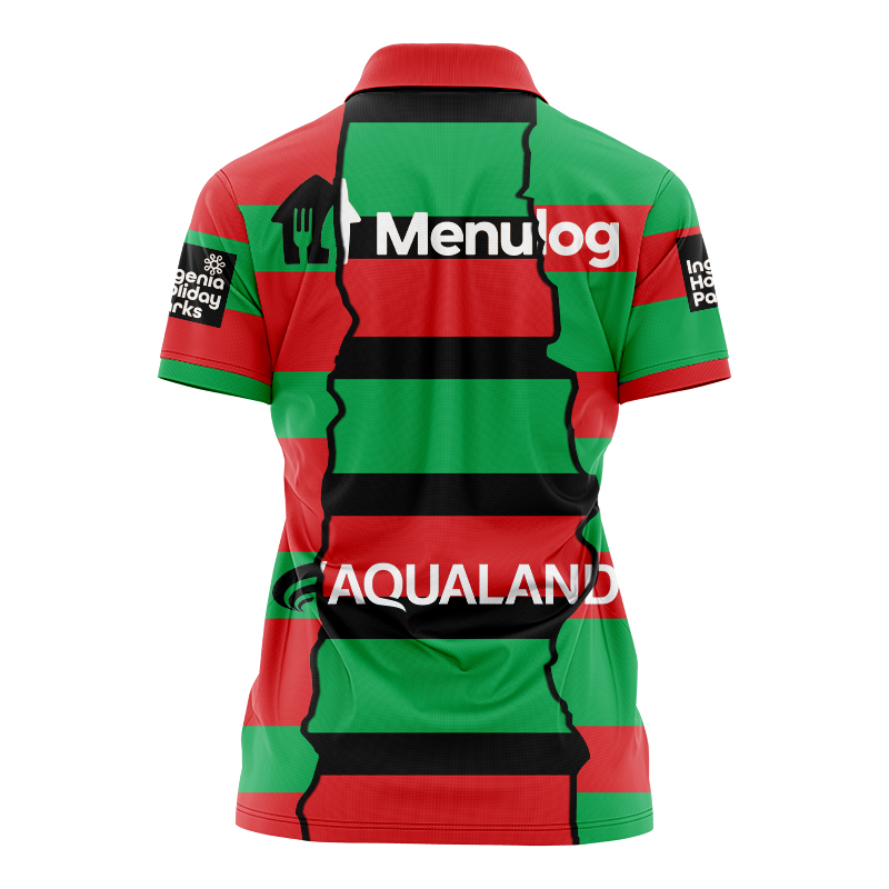 Women's NRL South Sydney Rabbitohs 2024 Mix Polo Shirt