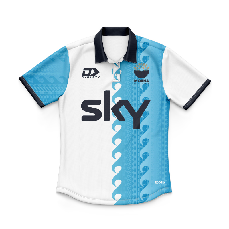 Kid's Moana Pasifika Super Rugby 2025 Training Polo Shirt