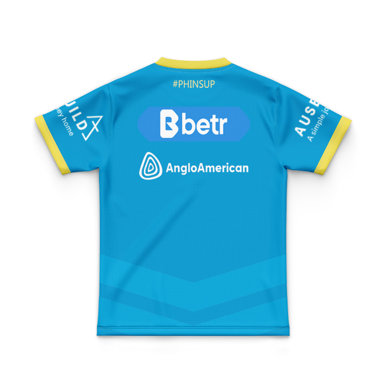 Kid's NRL Dolphins 2025 Teal Training Jersey