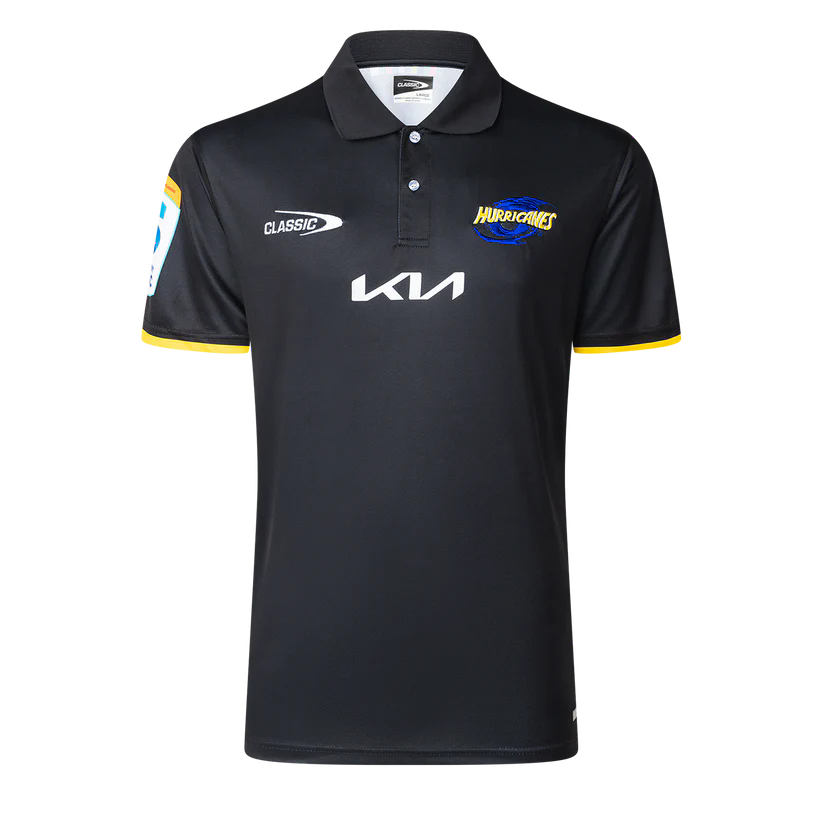 Wellington Hurricanes Super Rugby 2025 Polo Shirt
