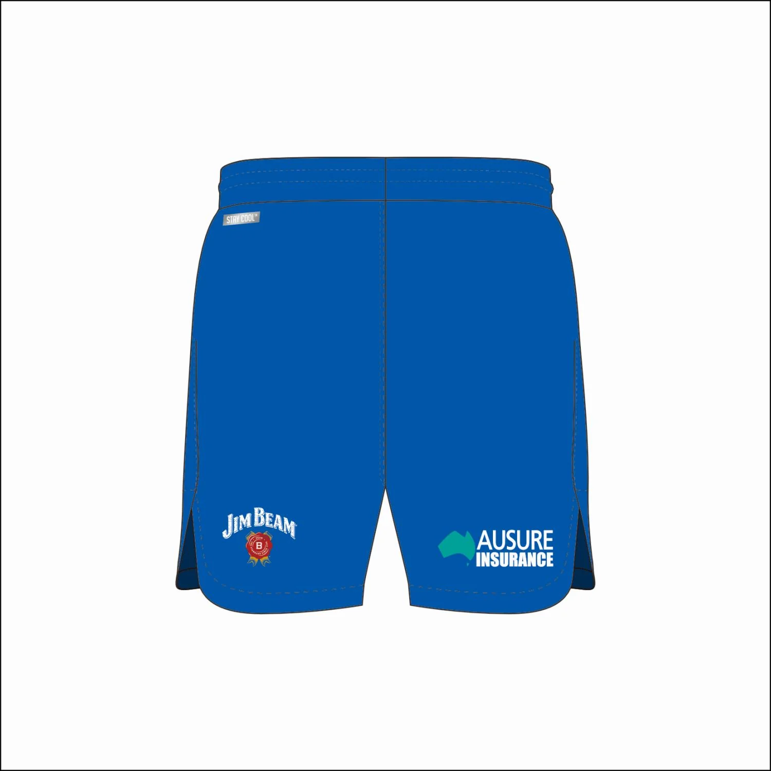 NRL Newcastle Knights 2025 Mens Royal Performance Gym Shorts
