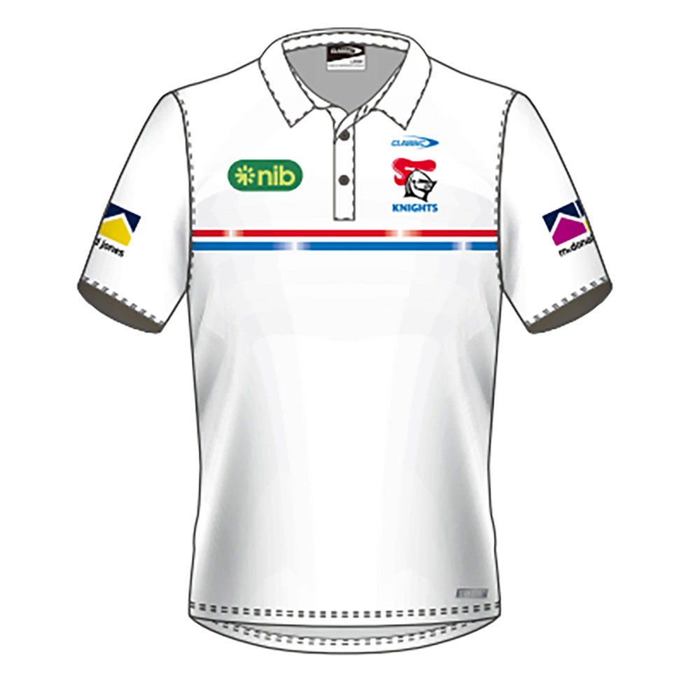 NRL Newcastle Knights 2025 Players Polo Shirt