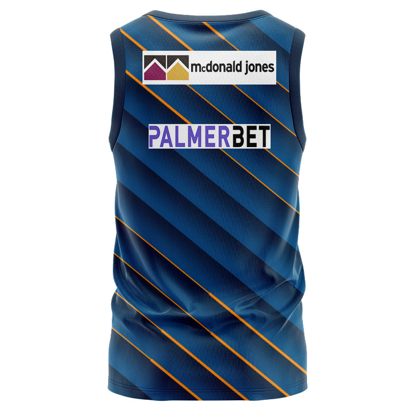 NRL Newcastle Knights 2025 Navy Mining Singlet