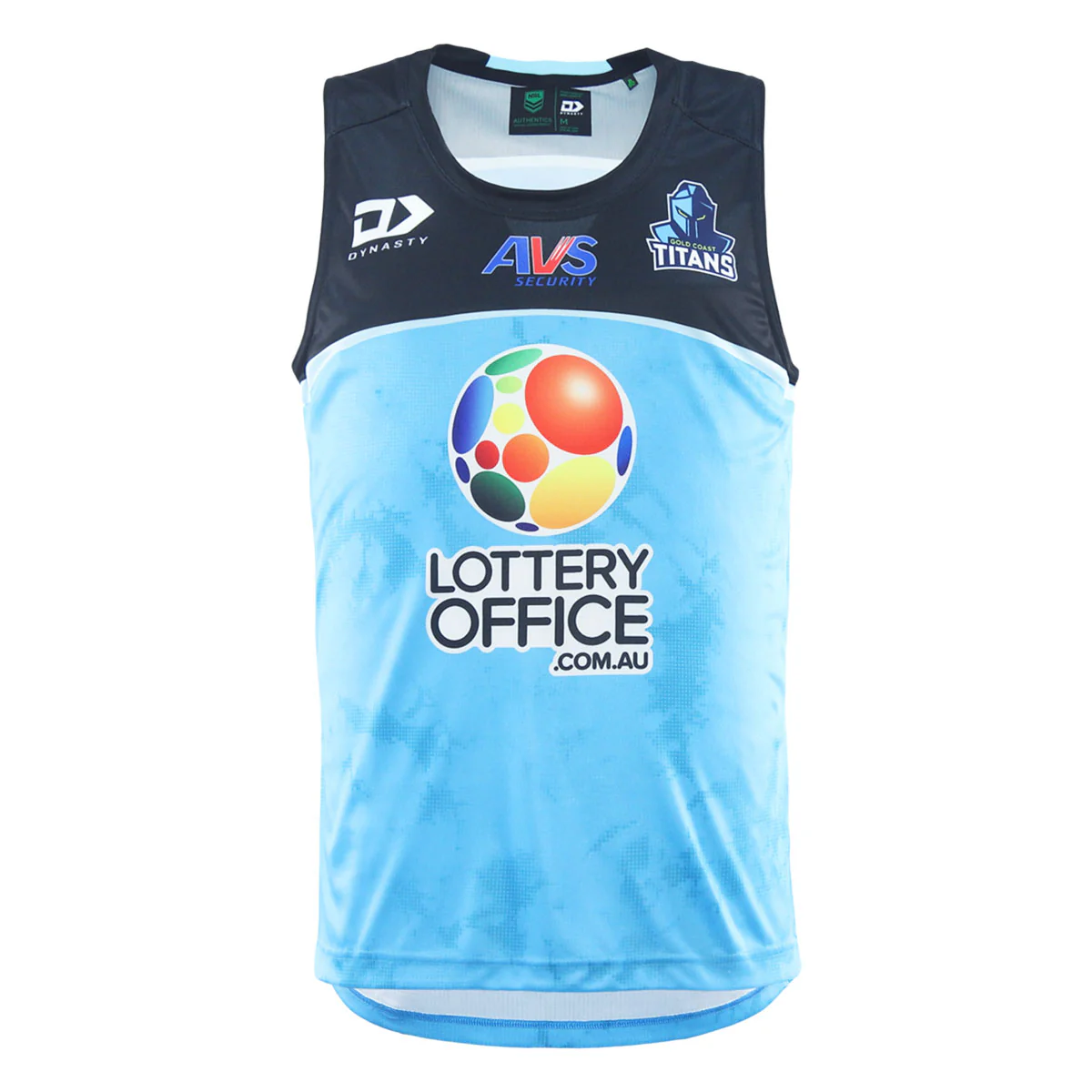 NRL Gold Coast Titans 2025 Cyan Training Singlet