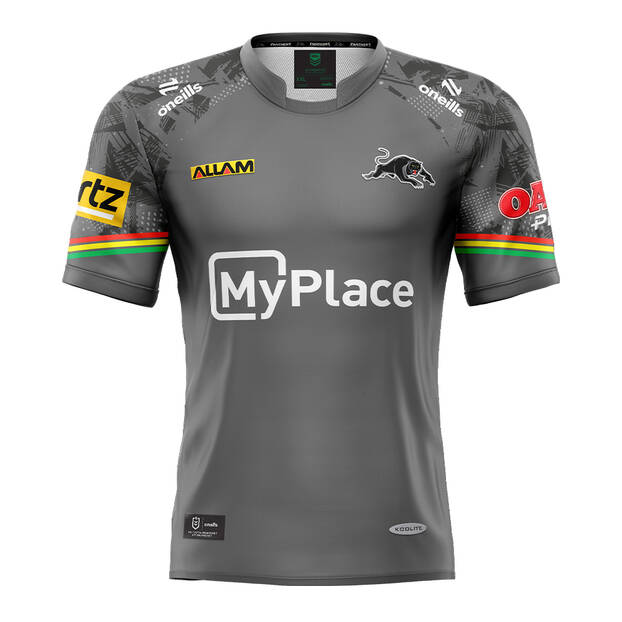 NRL Penrith Panthers 2024 Grey Training Jersey