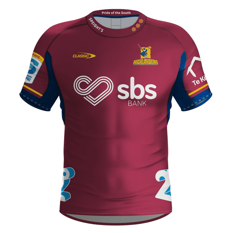 Otago Highlanders Super Rugby 2024 Away Jersey