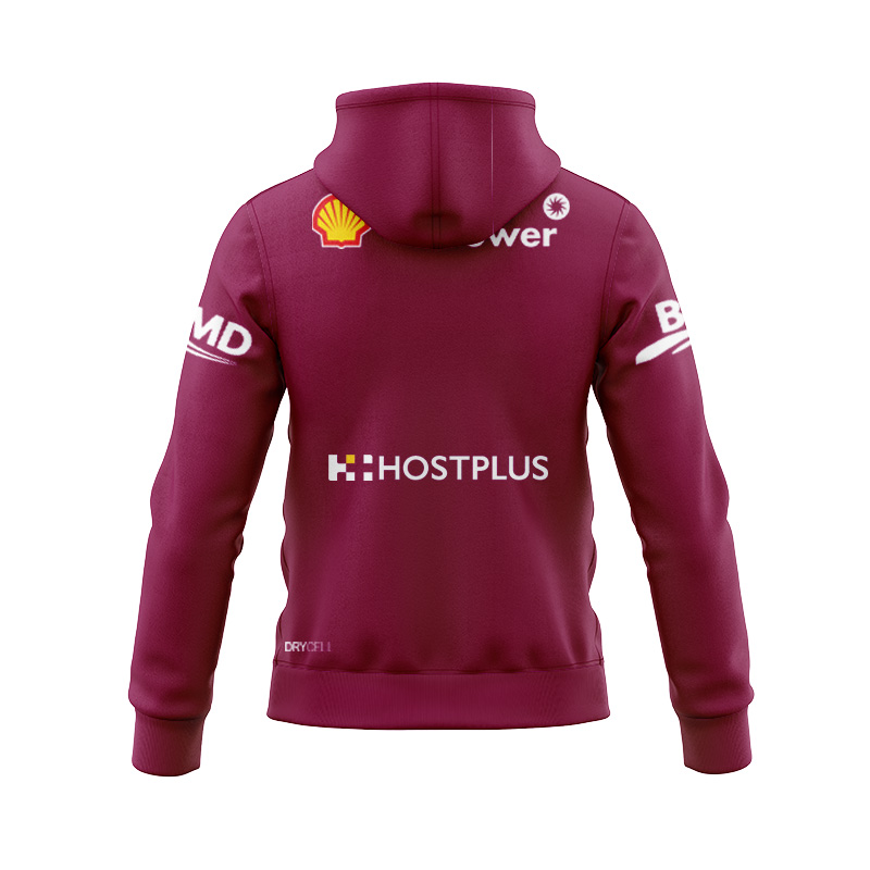 NRL QLD Maroons Harvey Norman 2024 Zipper Hoodie