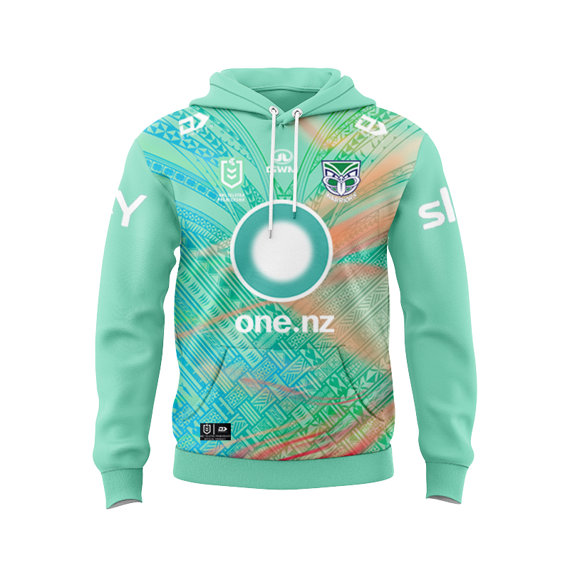 NRL New Zealand Warriors 2025 Dynasty Pasifika Hoodie