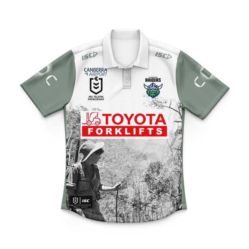Kid's NRL Canberra Raiders 2025 ANZAC Polo Shirt