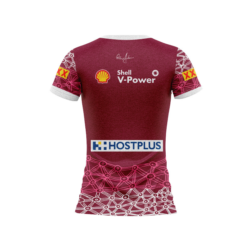 Women's NRL QLD Maroons 2025 Indigenous Jersey