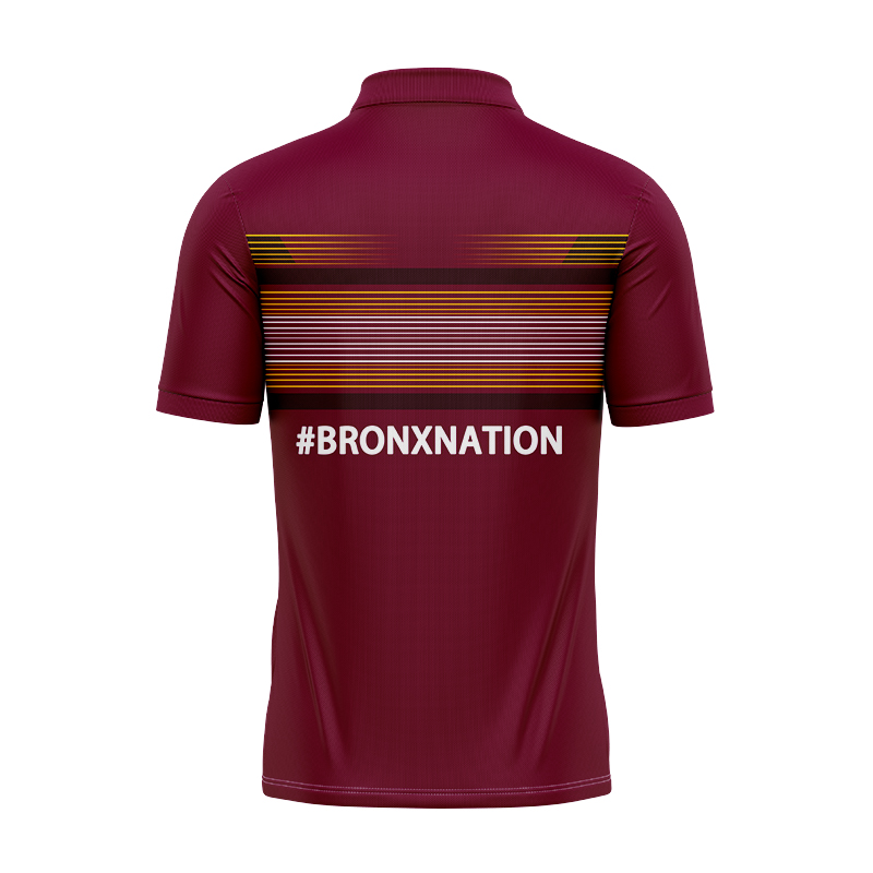 NRL Brisbane Broncos 2024 Run Out Polo Shirt