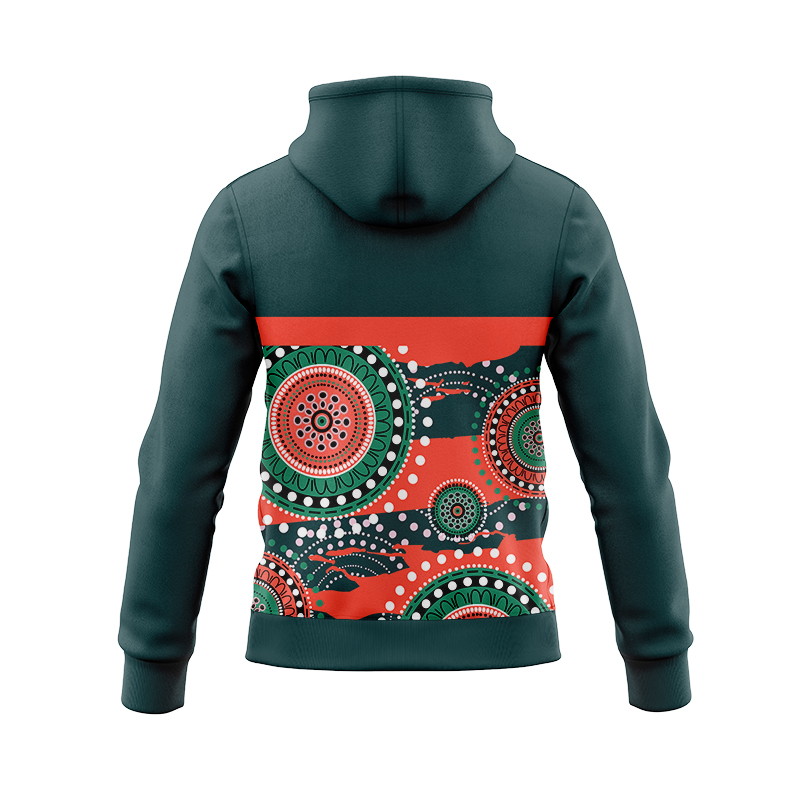 NRL South Sydney Rabbitohs 2024 Indigenous RS Zipper Hoodie