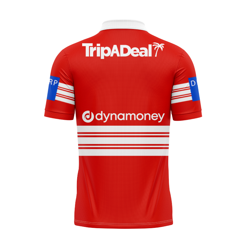 NRL St George Illawarra Dragons 2025 Away Polo Shirt