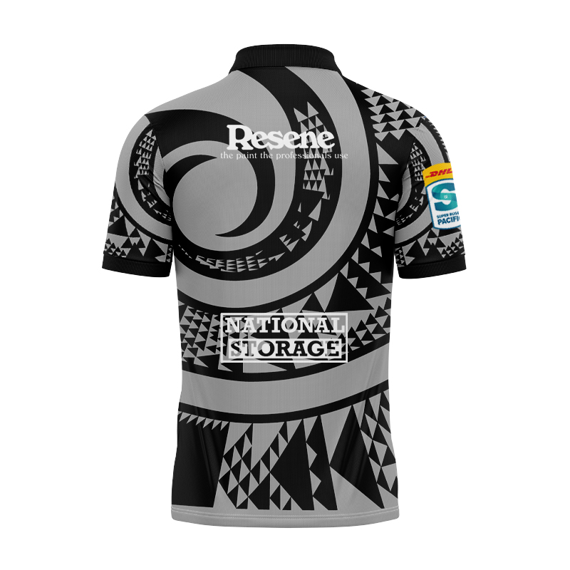 Wellington Hurricanes Super Rugby 2024 Away Polo Shirt