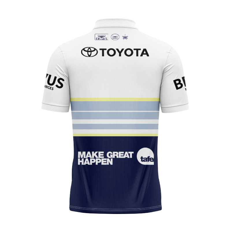 NRL North Queensland Cowboys 2025 Away Polo Shirt