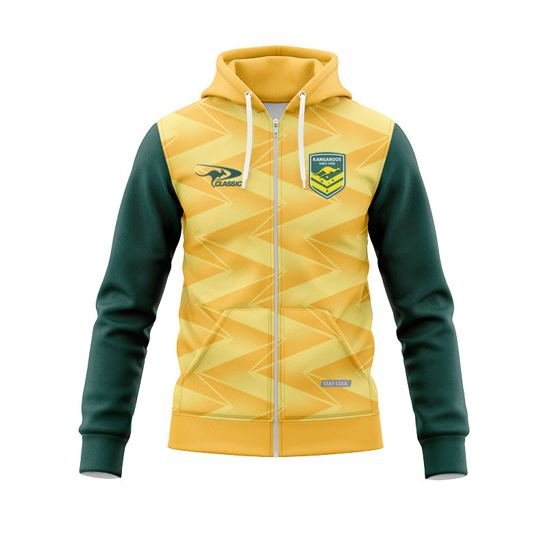 Australia Kangaroos 2024 Pro Training Zipper Hoodie